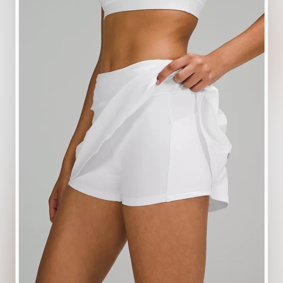 Lululemon Mid-rise Pace Rival Skirt, size 10, white - Picture 11 of 16